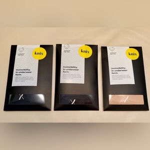 3 pairs Knix Leakproof Highrise Underwear (unopened)